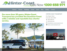 Tablet Screenshot of hinter-coast-transport.com